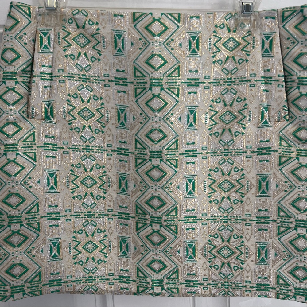 j Crew skirt.  Shorter length.